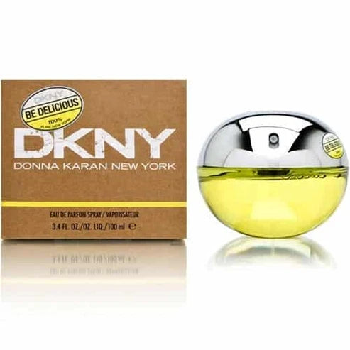 DKNY Be Delicious Donna Karan Para Mujer 100 ml - frasco y presentación