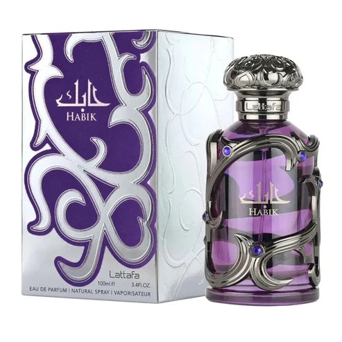 Habik For Men Lattafa Para Hombre 100 ml - frasco y presentación