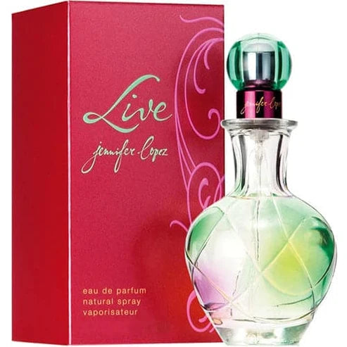 Live Jennifer Lopez Para Mujer 100 ml - frasco y presentación