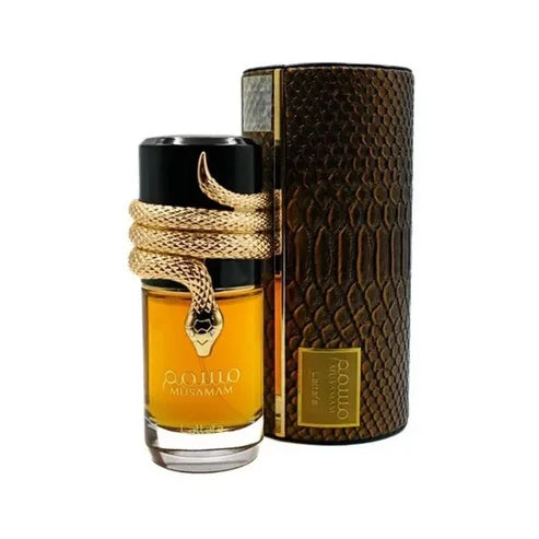 Musamam Lattafa Unisex 100 ml - frasco y presentación