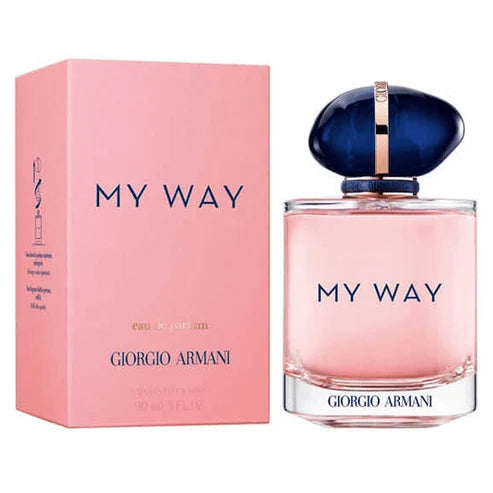 My Way Giorgio Armani Para Mujer 90 ml - frasco y presentación