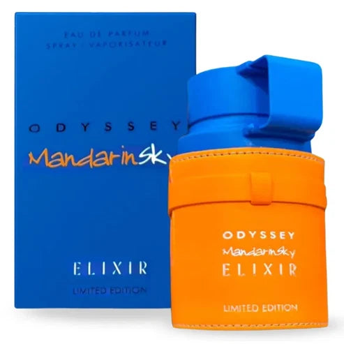 Odyssey Mandarin Sky Elixir Armaf Unisex 100 ml - frasco y presentación