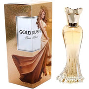 Gold Rush Paris Hilton Para Mujer 100 ml - frasco y presentación