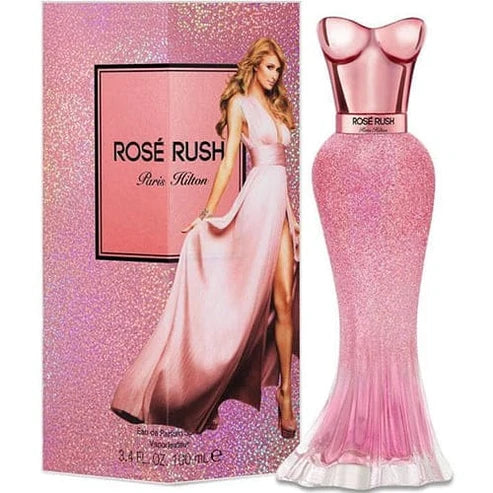 Rosé Rush Paris Hilton Para Mujer 100 ml - frasco y presentación