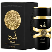 Asad Lattafa Para Hombre 100 ml - frasco y presentación