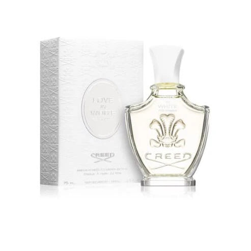 Love in White Creed Para Mujer 75 ml - frasco y presentación