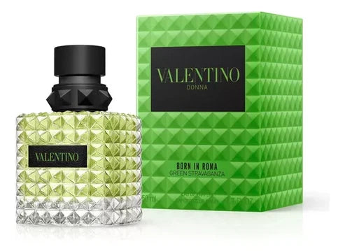 Valentino Donna Born in Roma Green Stravaganza Para Mujer 100 ml - frasco y presentación
