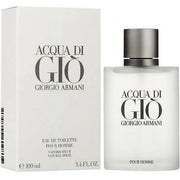 Acqua di Gio Giorgio Armani Para Hombre 100 ml - frasco y presentación