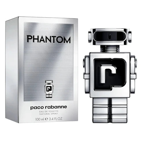 Phantom Rabanne Para Hombre 100 ml - frasco y presentación