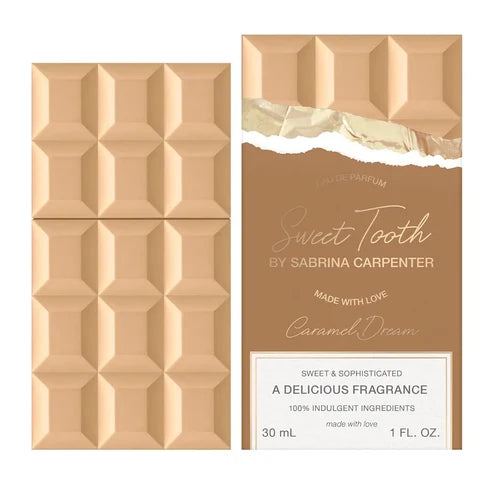 Sweet Tooth Caramel Dream Sabrina Carpenter Para Mujer 75 ml - frasco y presentación