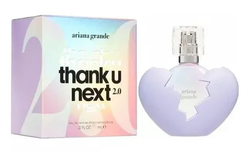 Thank U Next 2.0 Ariana Grande Para Mujer 100 ml - frasco y presentación