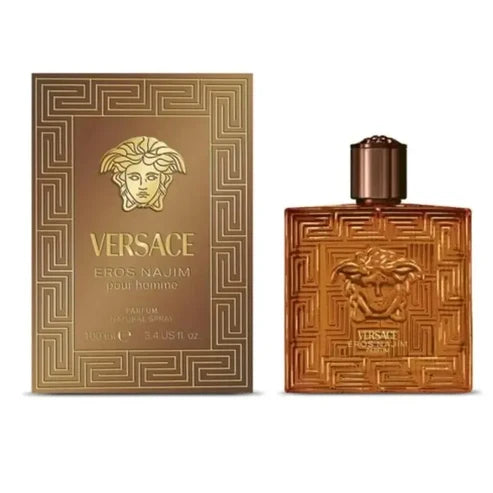 Eros Najim Versace Para Hombre 100 ml - frasco y presentación