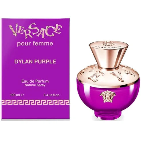 Versace Pour Femme Dylan Purple Para Mujer 100 ml - frasco y presentación