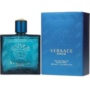 Eros Versace Para Hombre 100 ml - frasco y presentación